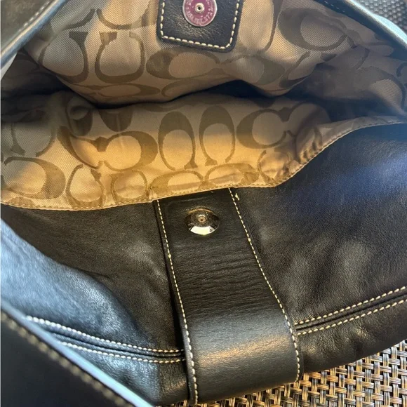 Vintage soho Coach Leather Shoulder Bag - Picture 9 of 12